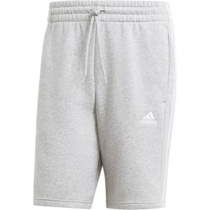 imageadidas Mens Essentials Fleece 3Stripes ShortsMedium Grey Heather