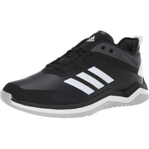 imageadidas Mens Speed Trainer 4 Baseball ShoeBlackCrystal WhiteCarbon