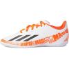imageadidas Kids X Speedportal Messi4 Indoor Soccer ShoeFtwr WhiteCore BlackSolar Red