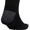 imageadidas Mens Crew Socks 3Pack  Premium Classic Cushioned LargeBlackOnix GreyWhite3s 30