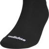imageadidas Mens Crew Socks 3Pack  Premium Classic Cushioned LargeBlackWhite3s 40
