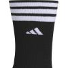 imageadidas Mens Crew Socks 3Pack  Premium Classic Cushioned LargeBlackWhite3s 40
