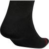 imageadidas Mens Crew Socks 3Pack  Premium Classic Cushioned LargeBlackWhiteBetter ScarletClassic