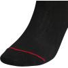 imageadidas Mens Crew Socks 3Pack  Premium Classic Cushioned LargeBlackWhiteBetter ScarletClassic
