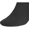 imageadidas Mens Crew Socks 3Pack  Premium Classic Cushioned LargeBlackWhiteFoundation