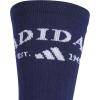 imageadidas Mens Crew Socks 3Pack  Premium Classic Cushioned LargeDark BlueCool Light HeatherOlive Strata GreenFoundation