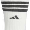 imageadidas Mens Crew Socks 3Pack  Premium Classic Cushioned LargeOff WhiteWonder Cargo KhakiGrey Six3s 40