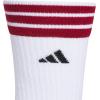 imageadidas Mens Crew Socks 3Pack  Premium Classic Cushioned LargeWhiteActive MaroonDark Blue3s 40