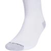 imageadidas Mens Crew Socks 3Pack  Premium Classic Cushioned LargeWhiteClear Onix GreyBlackClassic
