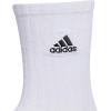 imageadidas Mens Crew Socks 3Pack  Premium Classic Cushioned LargeWhiteClear Onix GreyBlackClassic