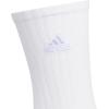 imageadidas Mens Crew Socks 3Pack  Premium Classic Cushioned LargeWhiteClear Onix GreyClassic