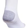 imageadidas Mens Crew Socks 3Pack  Premium Classic Cushioned LargeWhiteGreyBlack3s 30