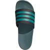 imageadidas Unisex Adult Adilette Comfort SlideBlackPure TealPreloved Teal