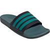 imageadidas Unisex Adult Adilette Comfort SlideBlackPure TealPreloved Teal