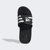 imageadidas Unisex Adult Adissage Slides SandalBlackWhiteBlack