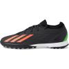 imageadidas Unisex X Speedportal3 Turf Soccer ShoesBlackSolar RedSolar Green