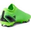 imageadidas UnisexAdult X Speedportal3 Firm Ground Soccer ShoeSolar GreenSolar RedSolar Yellow Laceless