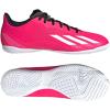 imageadidas UnisexAdult X Speedportal4 IndoorSoccer ShoeTeam Shock PinkFootwear WhiteCore Black