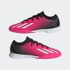 imageadidas UnisexChild X Speedportal3 Indoor Soccer ShoeTeam Shock Pink 2Zero MetCore Black