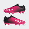 imageadidas UnisexChild X Speedportal3 Laceless Firm Ground Soccer CleatsSoccer ShoeTeam Shock PinkZero MetallicBlack