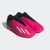 imageadidas UnisexChild X Speedportal3 Laceless Firm Ground Soccer CleatsSoccer ShoeTeam Shock PinkZero MetallicBlack