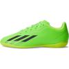 imageadidas UnisexChild X Speedportal4 Indoor Soccer ShoesSolar GreenSolar RedSolar Yellow