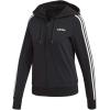 imageadidas Womens Essentials 3Stripes HoodieBlackCore White