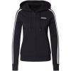 imageadidas Womens Essentials 3Stripes HoodieBlackWhite