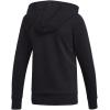 imageadidas Womens Essentials 3Stripes HoodieBlackWhite