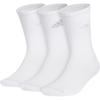 imageadidas Mens Crew Socks 3Pack  Premium Classic Cushioned LargeWhiteClear Onix GreyClassic