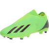 imageadidas UnisexAdult X Speedportal3 Firm Ground Soccer ShoeSolar GreenSolar RedSolar Yellow Laceless