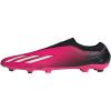 imageadidas UnisexChild X Speedportal3 Laceless Firm Ground Soccer CleatsSoccer ShoeTeam Shock PinkZero MetallicBlack