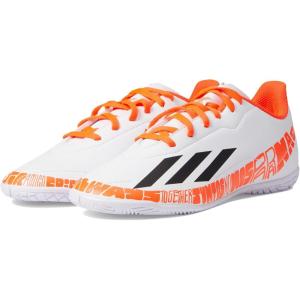 imageadidas Kids X Speedportal Messi4 Indoor Soccer ShoeFtwr WhiteCore BlackSolar Red