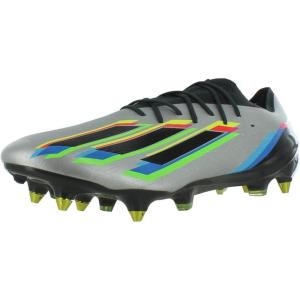 imageadidas Mens Speedportal2 Firm Ground Soccer ShoesSilver MetallicCore BlackSolar Yellow