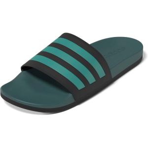 imageadidas Unisex Adult Adilette Comfort SlideBlackPure TealPreloved Teal