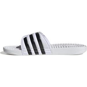 imageadidas Unisex Adult Adissage Slides SandalWhiteCore BlackWhite