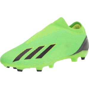 imageadidas UnisexAdult X Speedportal3 Firm Ground Soccer ShoeSolar GreenSolar RedSolar Yellow Laceless