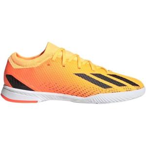 imageadidas UnisexChild X Speedportal3 Indoor Soccer ShoeSolar GoldCore BlackTeam Solar Ora