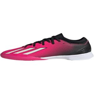 imageadidas UnisexChild X Speedportal3 Indoor Soccer ShoeTeam Shock Pink 2Zero MetCore Black