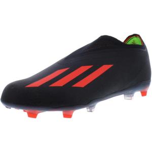 imageadidas UnisexChild X Speedportal3 Laceless Firm Ground Soccer CleatsSoccer ShoeCore BlackSolar RedSolar Green