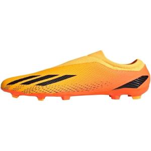 imageadidas UnisexChild X Speedportal3 Laceless Firm Ground Soccer CleatsSoccer ShoeSolar GoldBlackTeam Solar Orange