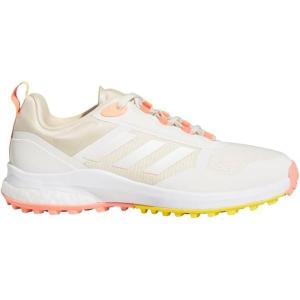 imageadidas Womens Zoysia Spikeless Golf ShoeChalk WhiteZero MetallicSand Strata