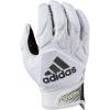 imageAdidas Freak 50 Padded Adult Football Receiver GloveWhiteBlack