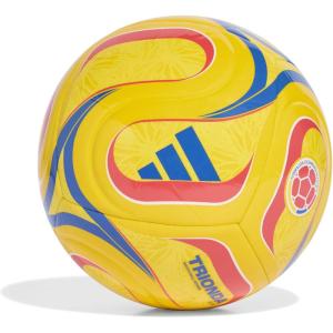 imageAdidas FIFA World Cup 26 Trionda Soccer BallEqt YellowSemi Lucid RedGlory BlueColombia