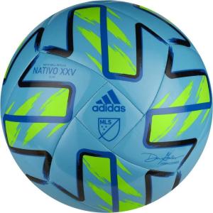 imageAdidas MLS Nativo XXV Club BallSamba BlueSolar GreenBlackGlory Blue