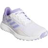 imageAdidas UnisexChild S2g Spikeless Golf ShoesFootwear WhiteAlmost LimeLight Purple