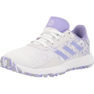 imageAdidas UnisexChild S2g Spikeless Golf ShoesFootwear WhiteAlmost LimeLight Purple