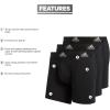 imageAdidas M Stretch Cotton 3 Pack Boxer Brief 5146804Black