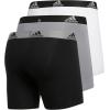 imageAdidas M Stretch Cotton 3 Pack Boxer Brief 5146804BlackGrey GreyBlack WhiteBlack