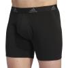 imageAdidas M Stretch Cotton 3 Pack Boxer Brief 5146804BlackOnix Grey